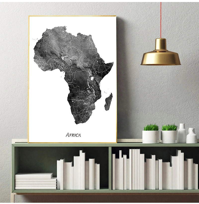 Tableau Carte Afrique