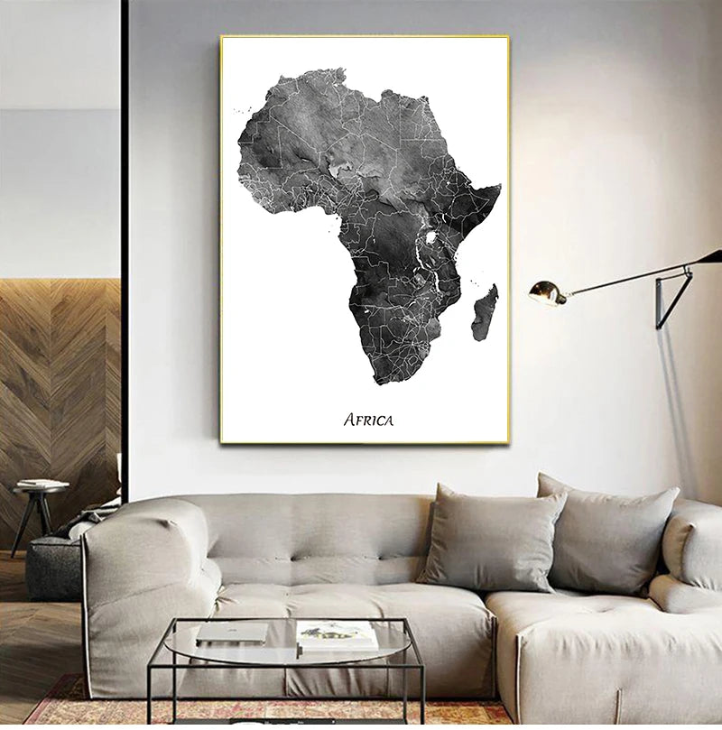 Tableau Carte Afrique