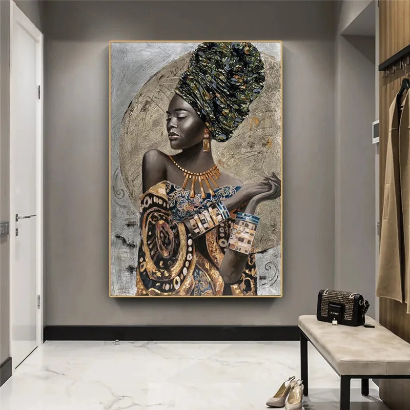 Peinture Femme africaine