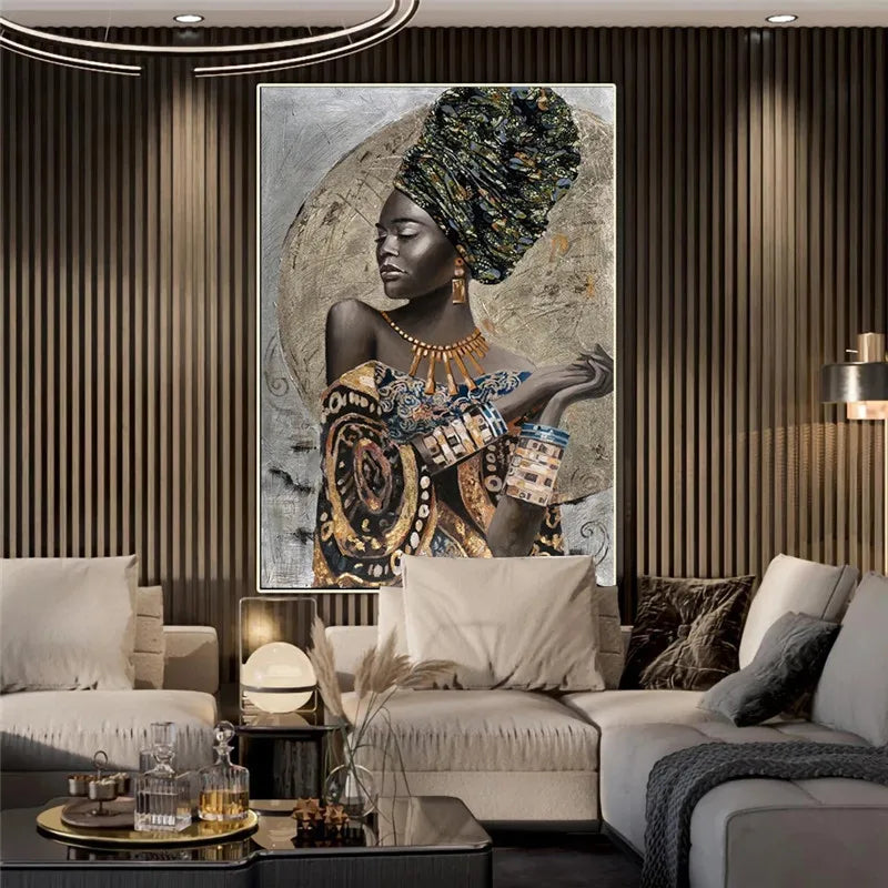 Peinture Femme africaine